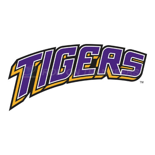 LSU Tigers Logo T-shirts Iron On Transfers N4928 - Click Image to Close